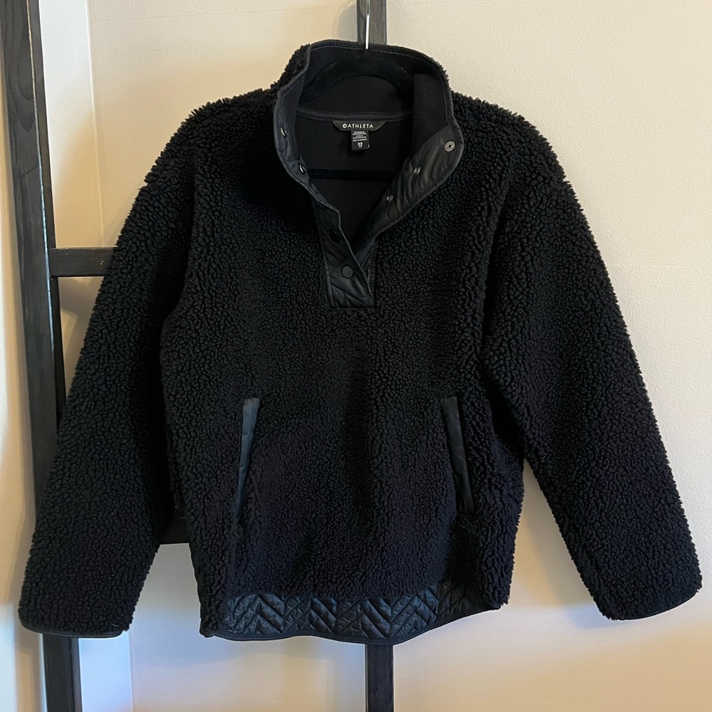 Athleta Sherpa Pullover - Picture 2 of 4
